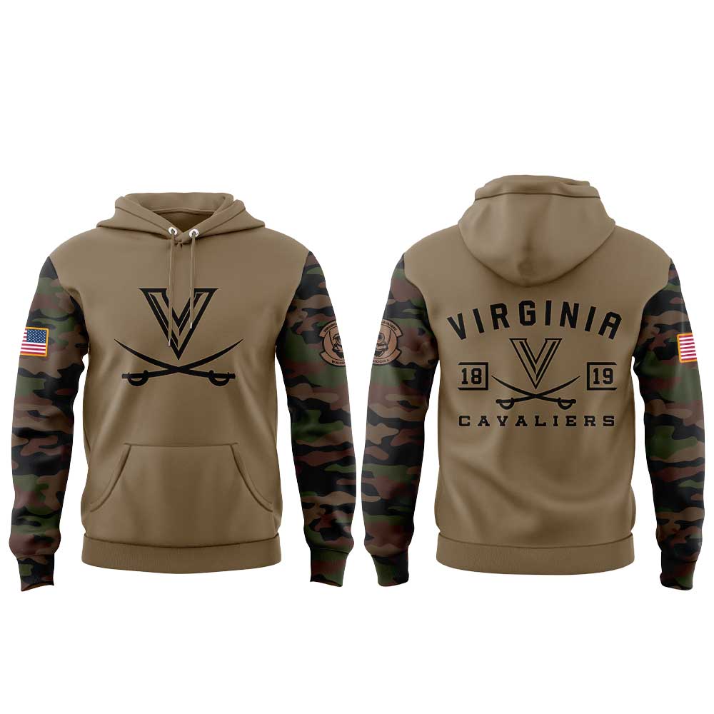 .Virginia Coach Tony Elliott Military Appreciation Combo Hoodie