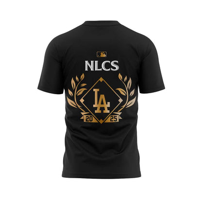 . LA.Dodgers 2025 National League Division Series Champions Combo Black Shirt