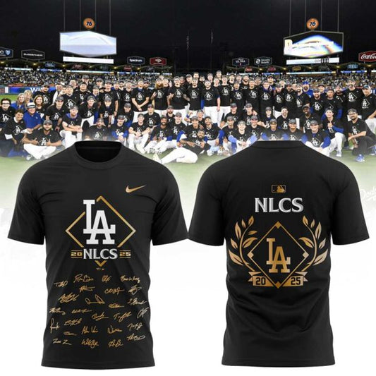. LA.Dodgers 2025 National League Division Series Champions Combo Black Shirt