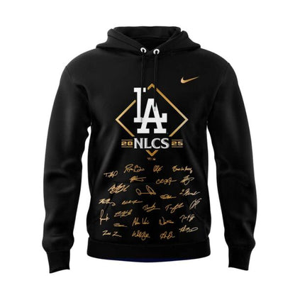 . LA.Dodgers 2025 National League Division Series Champions Combo Black Hoodie