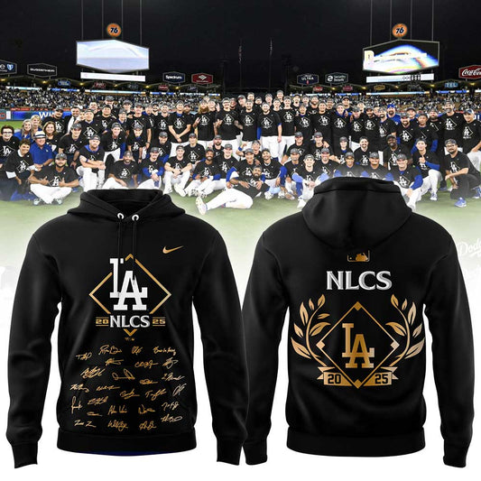 . LA.Dodgers 2025 National League Division Series Champions Combo Black Hoodie