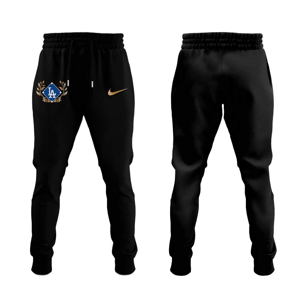. LA.Dodgers 2025 National League Division Series Champions Combo Black Hoodie