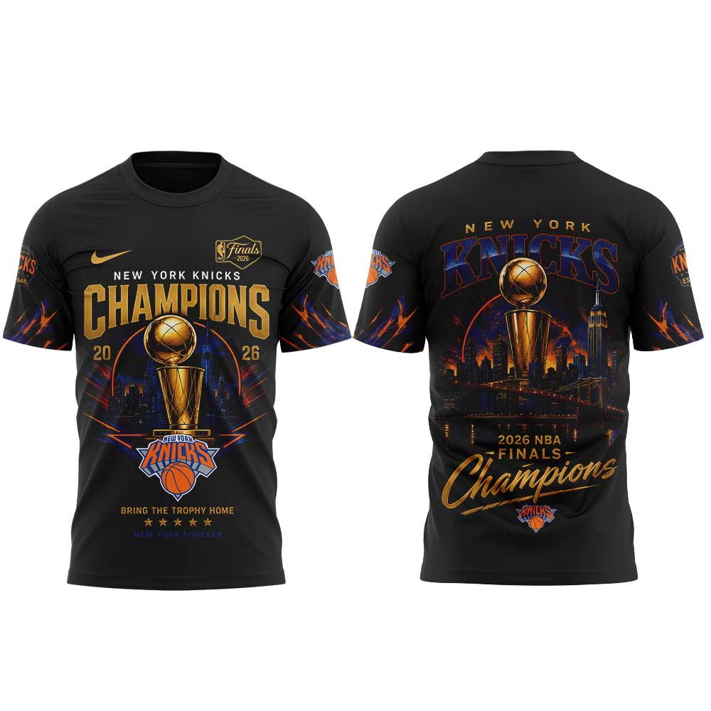 .                          NY Knicks Just Won 2026 NBA Finals Champions Shirt V3