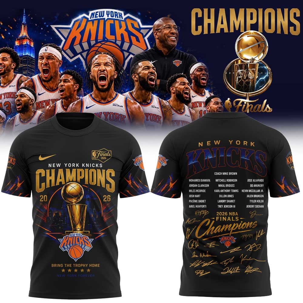 .                          NY Knicks Just Won 2026 NBA Finals Champions Shirt V2