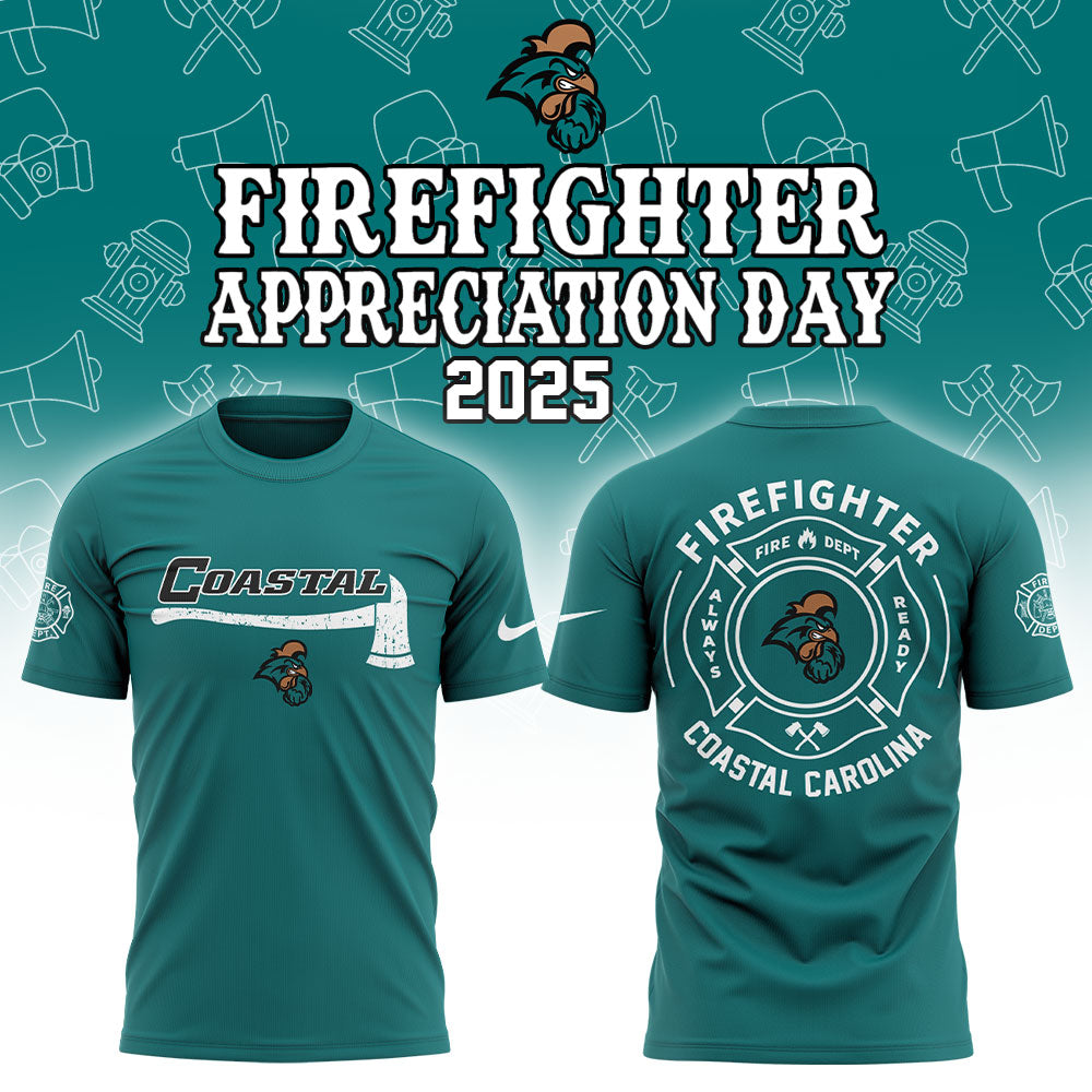 Coastal Carolina Firefighter Application Day Shirt