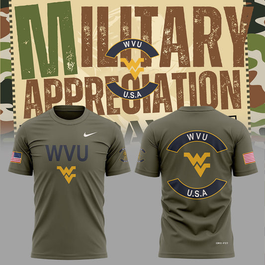 . West Virginia Military Appreciation 2025 Combo Shirt