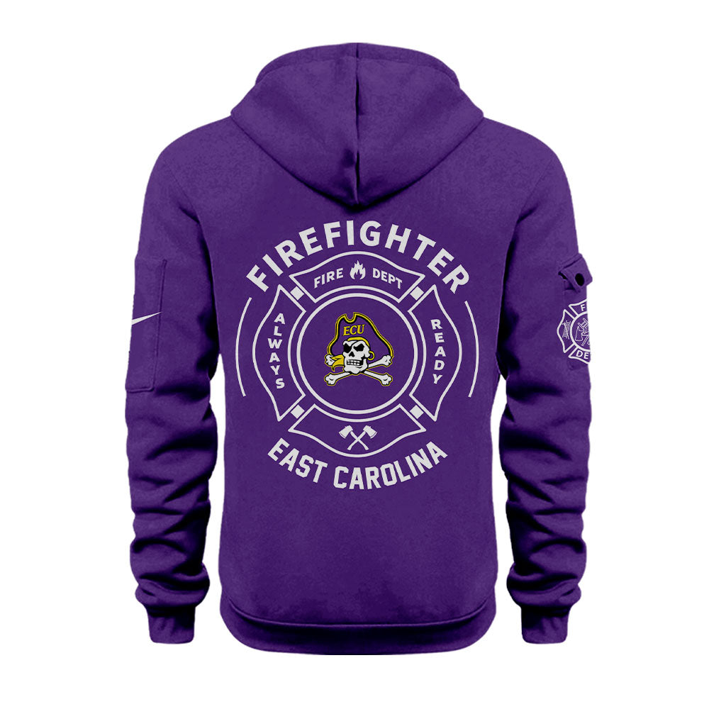 East Carolina Firefighter Application Day Zip 1/4 Hoodie