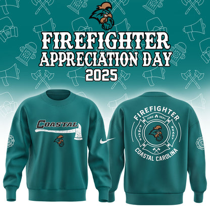 Coastal Carolina Firefighter Application Day Sweatshirt