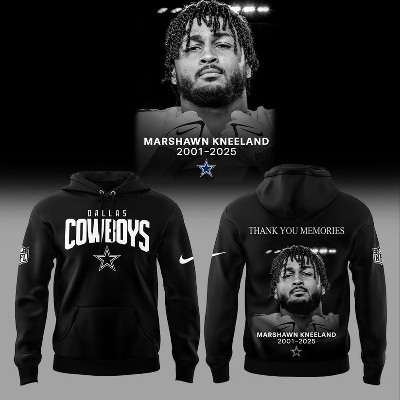 Dallas Cowboys 2025 Marshawn Kneeland Thank You Memories 2025 Combo Hoodie