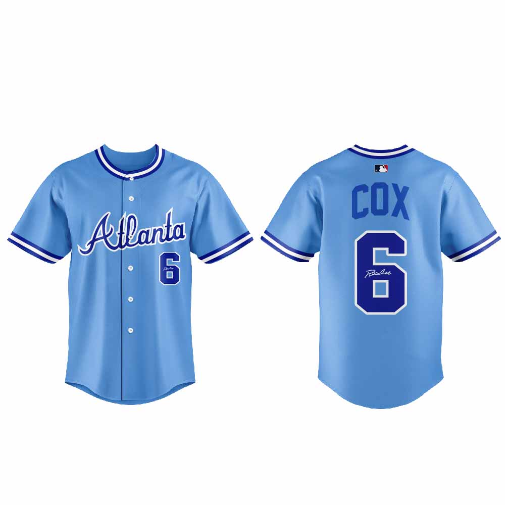 1981 Bobby Cox Atlanta Braves Manager-Worn Road Jersey Blue