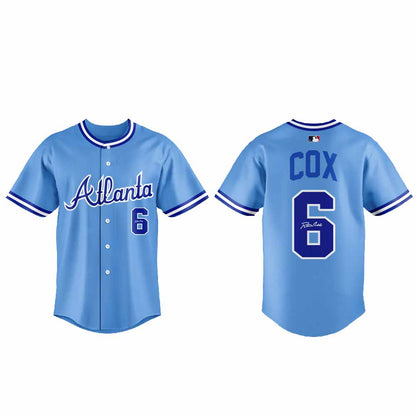 1981 Bobby Cox Atlanta Braves Manager-Worn Road Jersey Blue
