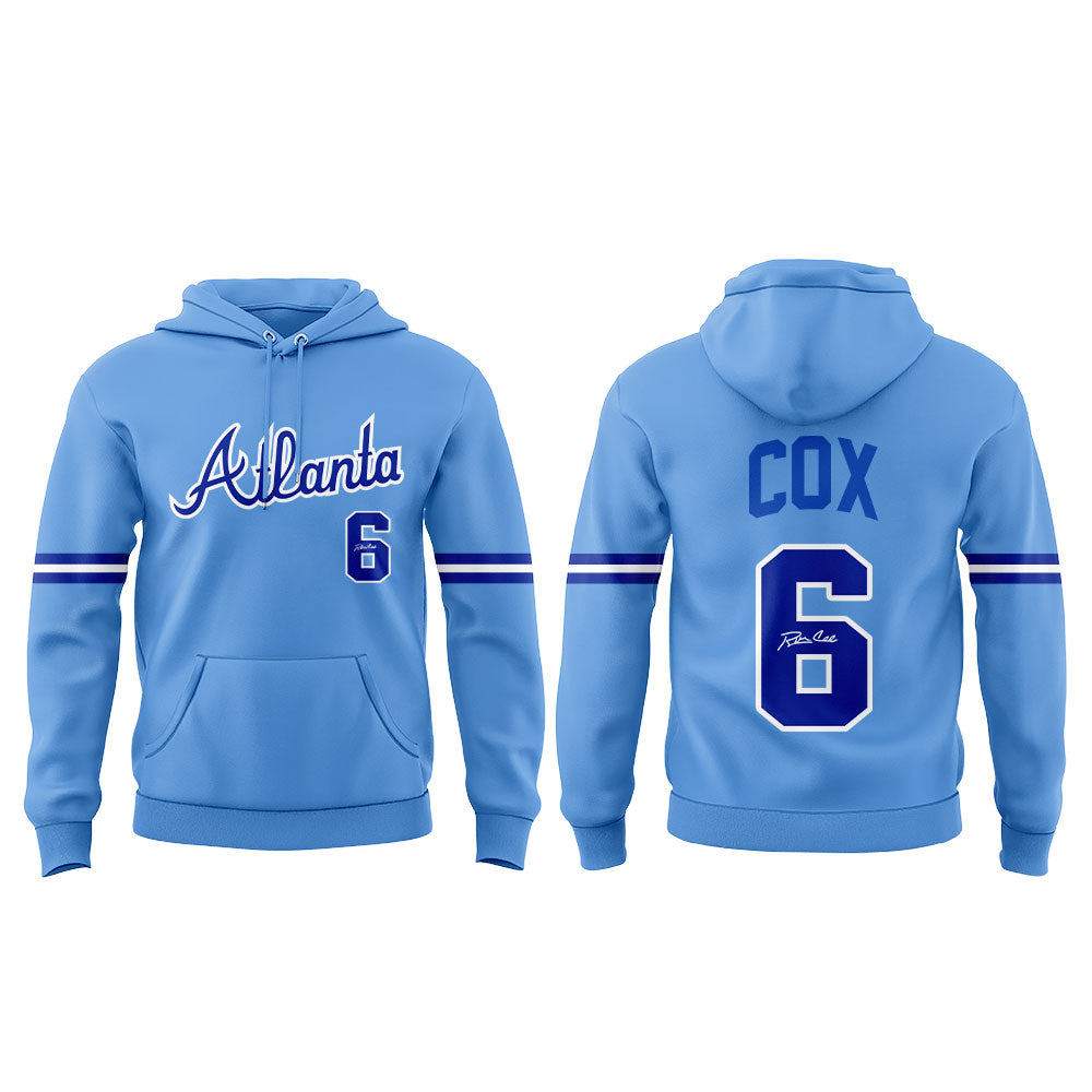 Legendary Braves Bobby Cox thanks you for memories Hoodie Blue