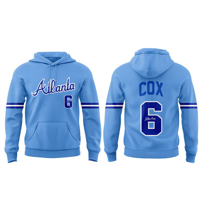 Legendary Braves Bobby Cox thanks you for memories Hoodie Blue