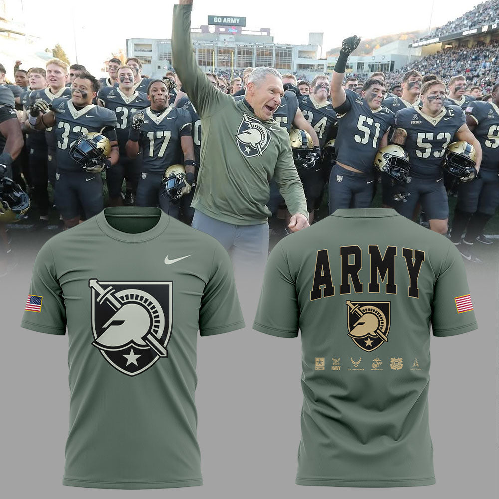 .Army Football Coach’s Smile Says It All 2025 Combo Shirt