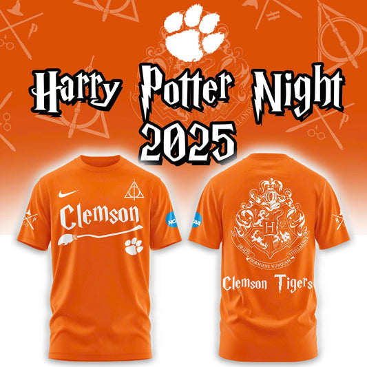 Limited Edition Clemson Football x Harry Potter 2025 T-Shirt