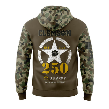 Limited Edition C Football Navy 250th Celebration Hoodie