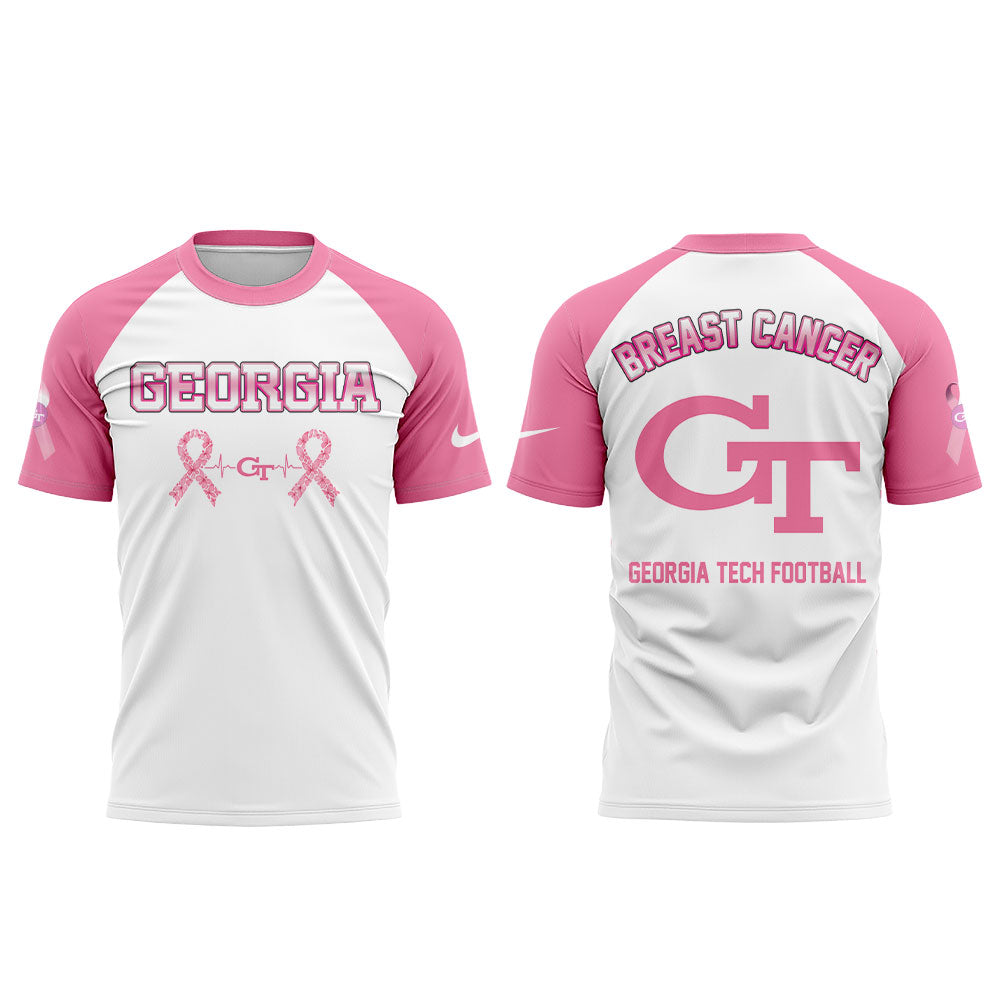 .  Georgia Tech Cancer Awareness Month 2025 Combo Shirt