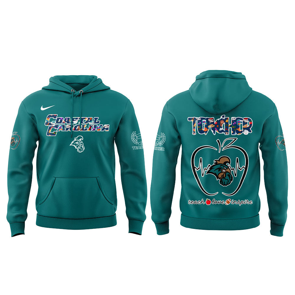 .Coastal Carolina Teachers Appreciation 2025 Combo Hoodie