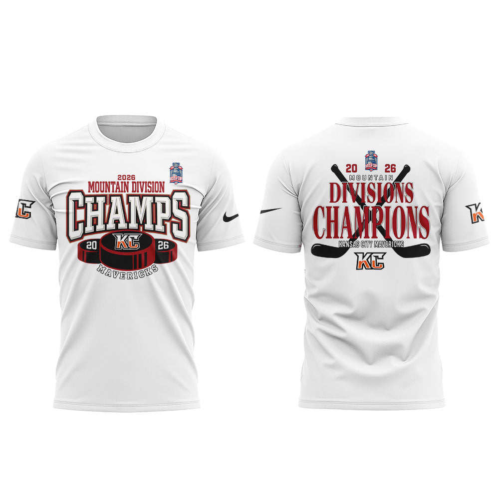 KC Mavericks 2026 Mountain Division Champions Shirt White