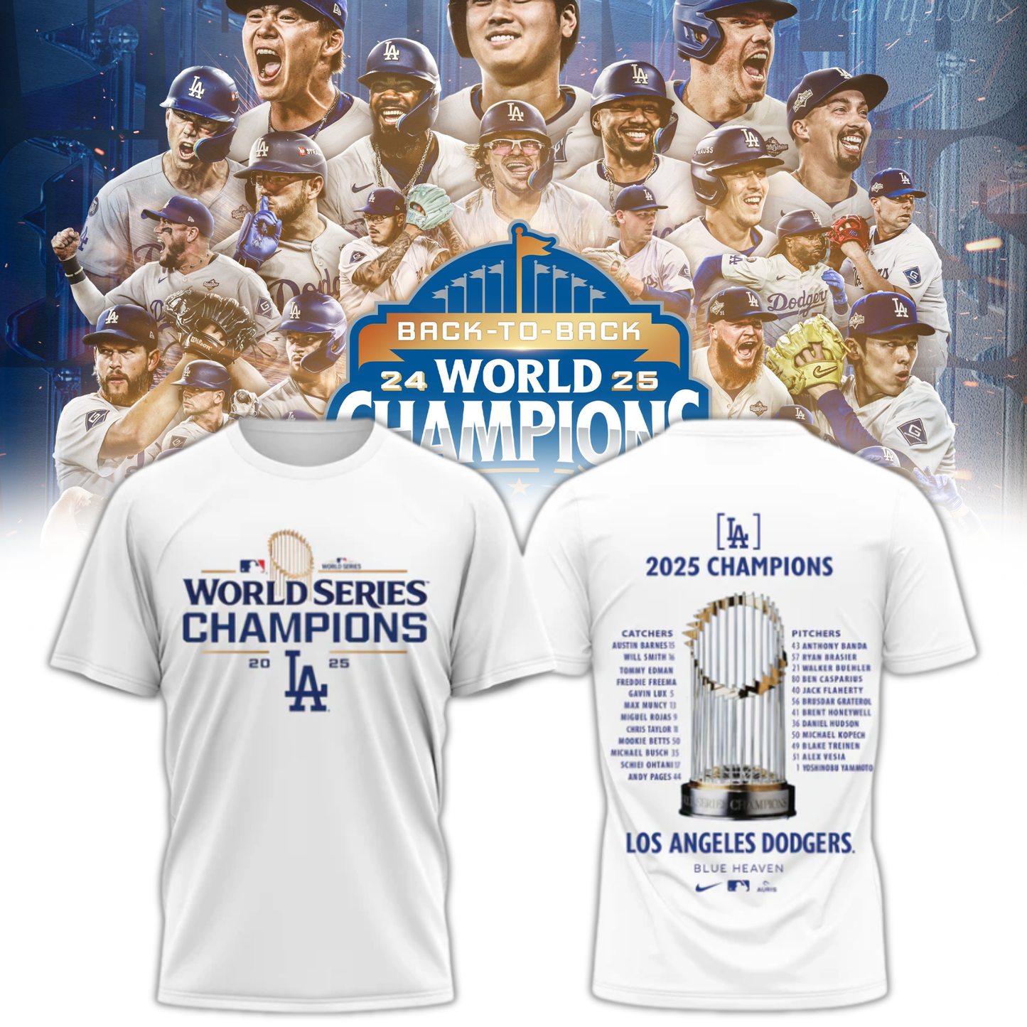Los Angeles Dodgers 2025 World Series shirt