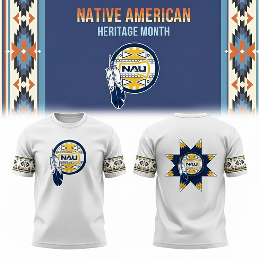 Northern Arizona Lumberjacks football Native American Heritage Month T-Shirt White