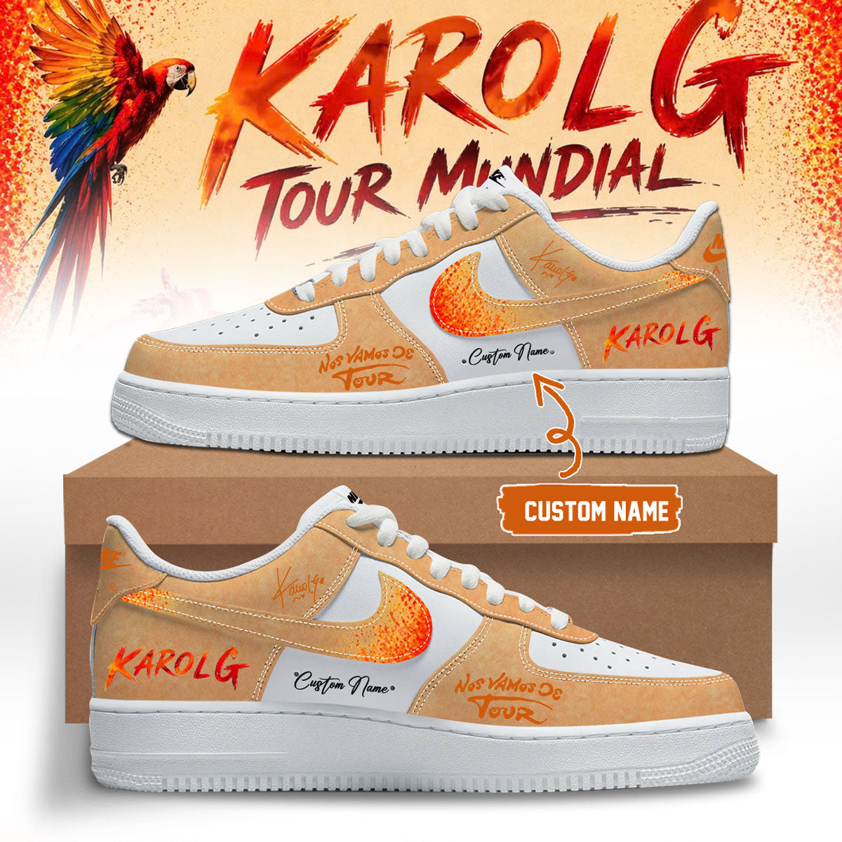 Karol G – Nos Vamos de Tour Limited Edition Signature – Shoes
