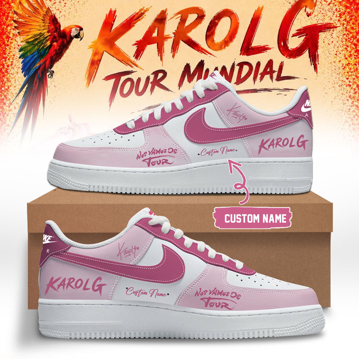 Karol G – Nos Vamos de Tour Limited Edition Signature – Shoes