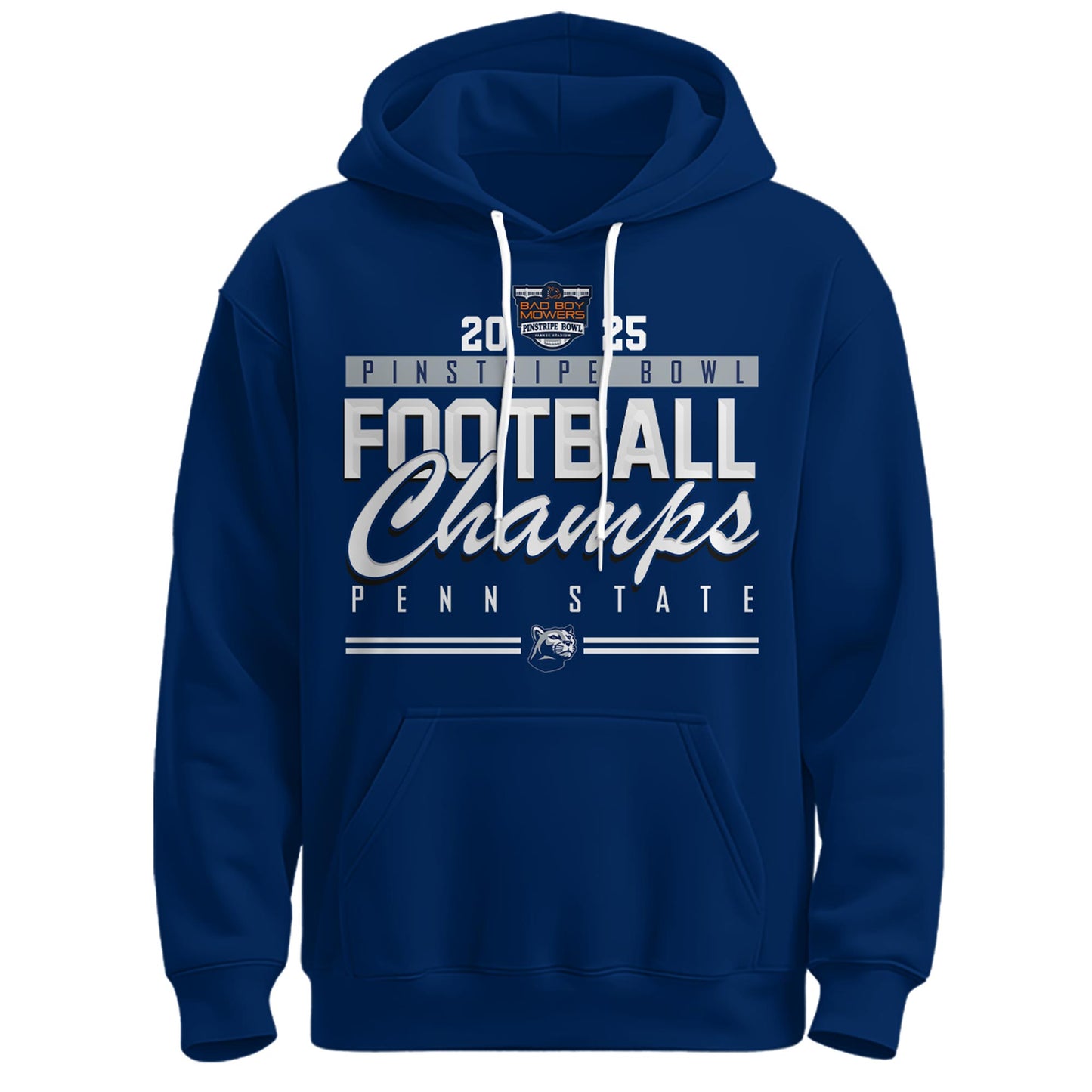 Penn State – BAD BOY MOWERS PINSTRIPE BOWL Champions Hoodie