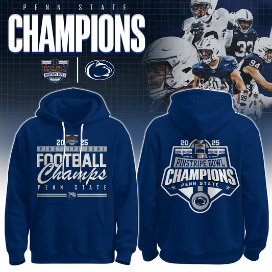 Penn State – BAD BOY MOWERS PINSTRIPE BOWL Champions Hoodie