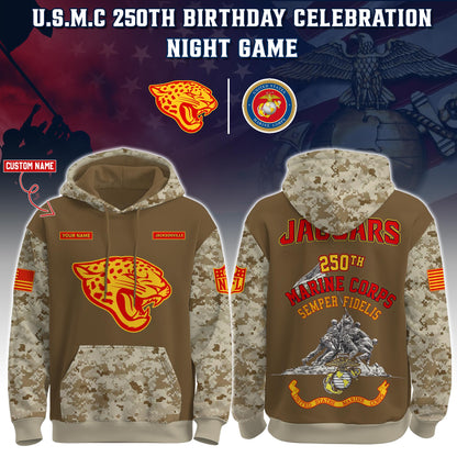 . JAX-U.S.M.C 250th Birthday Hoodie Limited Edions