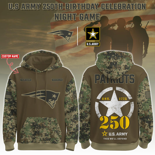 NE-Army 250th Birthday Hoodie Limited Edions