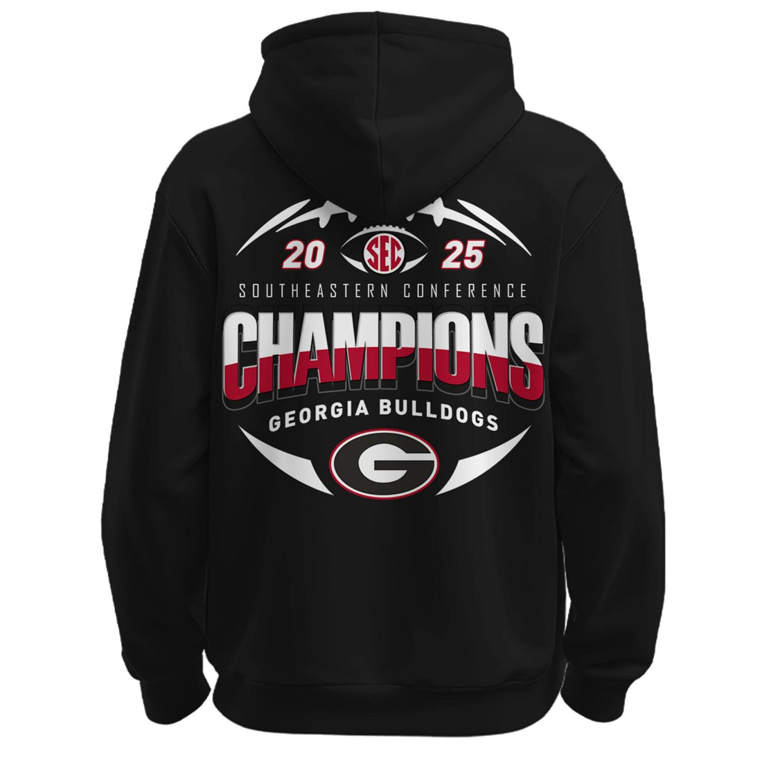 Georgia Bulldogs 2025 SEC Conference Champions Combo Hoodie