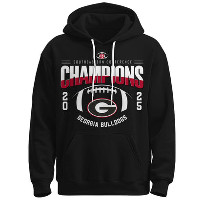 Georgia Bulldogs 2025 SEC Conference Champions Combo Hoodie