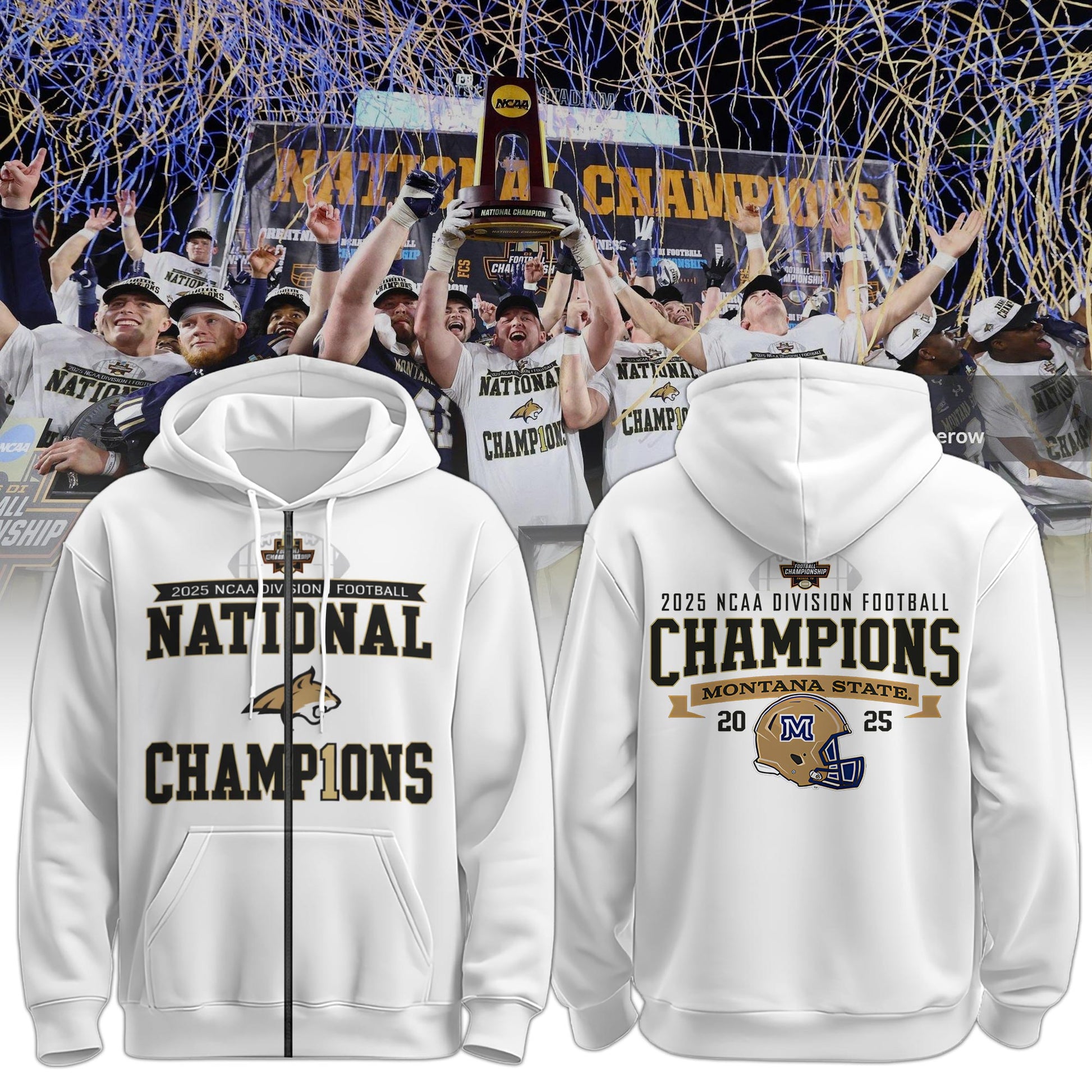 Montana State Champions Zip Hoodie