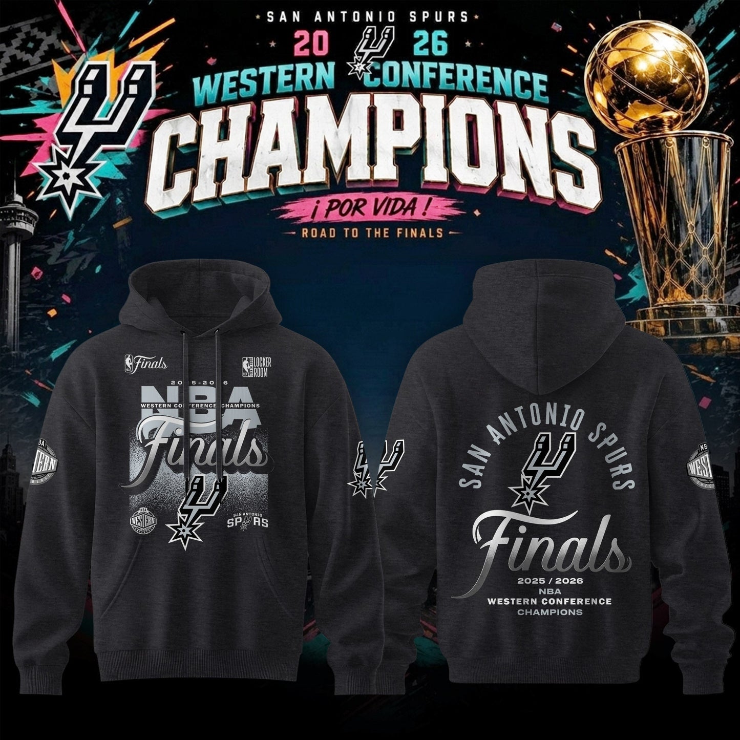 . 2026 Western Conference Champions Hoodie