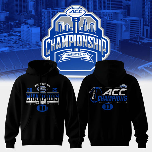 DUKE FOOTBALL – ACC CHAMPIONS 2025 HOODIE 🔥