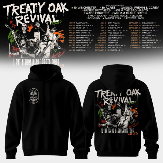 Treaty Oak Revival – West Texas Degenerate Tour! Hoodie