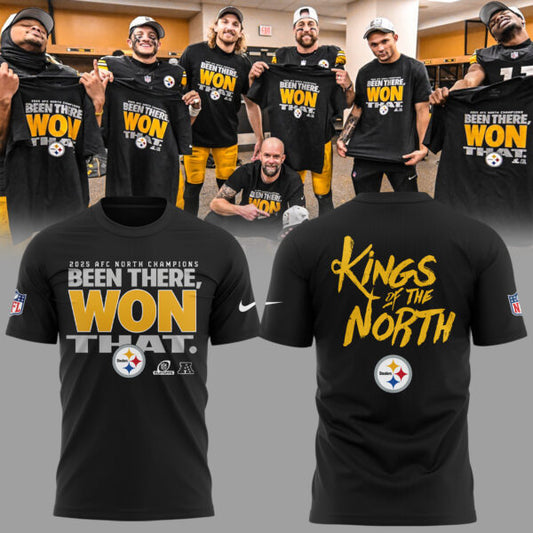 Limited Edition 2025 AFC North Champions T-Shirt - Black