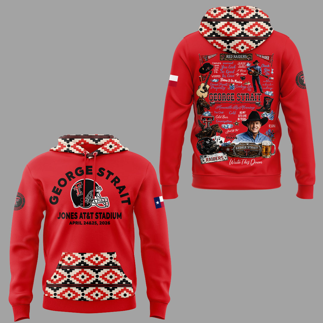G.Strait 2026 “One Last Ride” tour at Lubbock’s Jones AT&T Stadium 🤠🎸⚔️ Hoodie