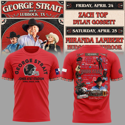G.Strait 2026 “One Last Ride” tour at Lubbock’s Jones AT&T Stadium 🤠🎸⚔️ Shirt