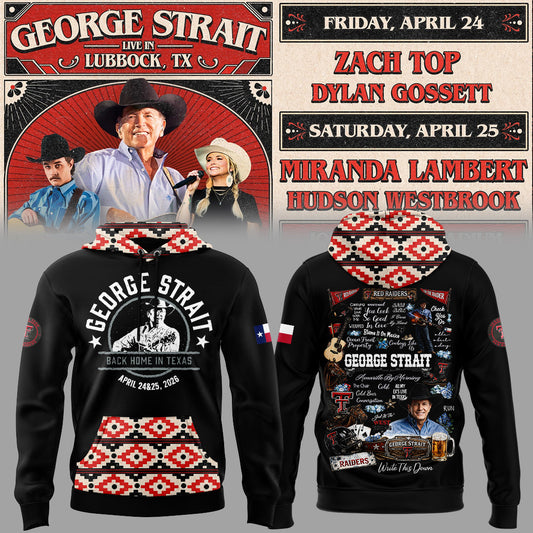 G.Strait 2026 “One Last Ride” tour at Lubbock’s Jones AT&T Stadium 🤠🎸⚔️ Hoodie