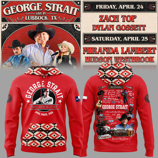 G.Strait 2026 “One Last Ride” tour at Lubbock’s Jones AT&T Stadium 🤠🎸⚔️ Hoodie