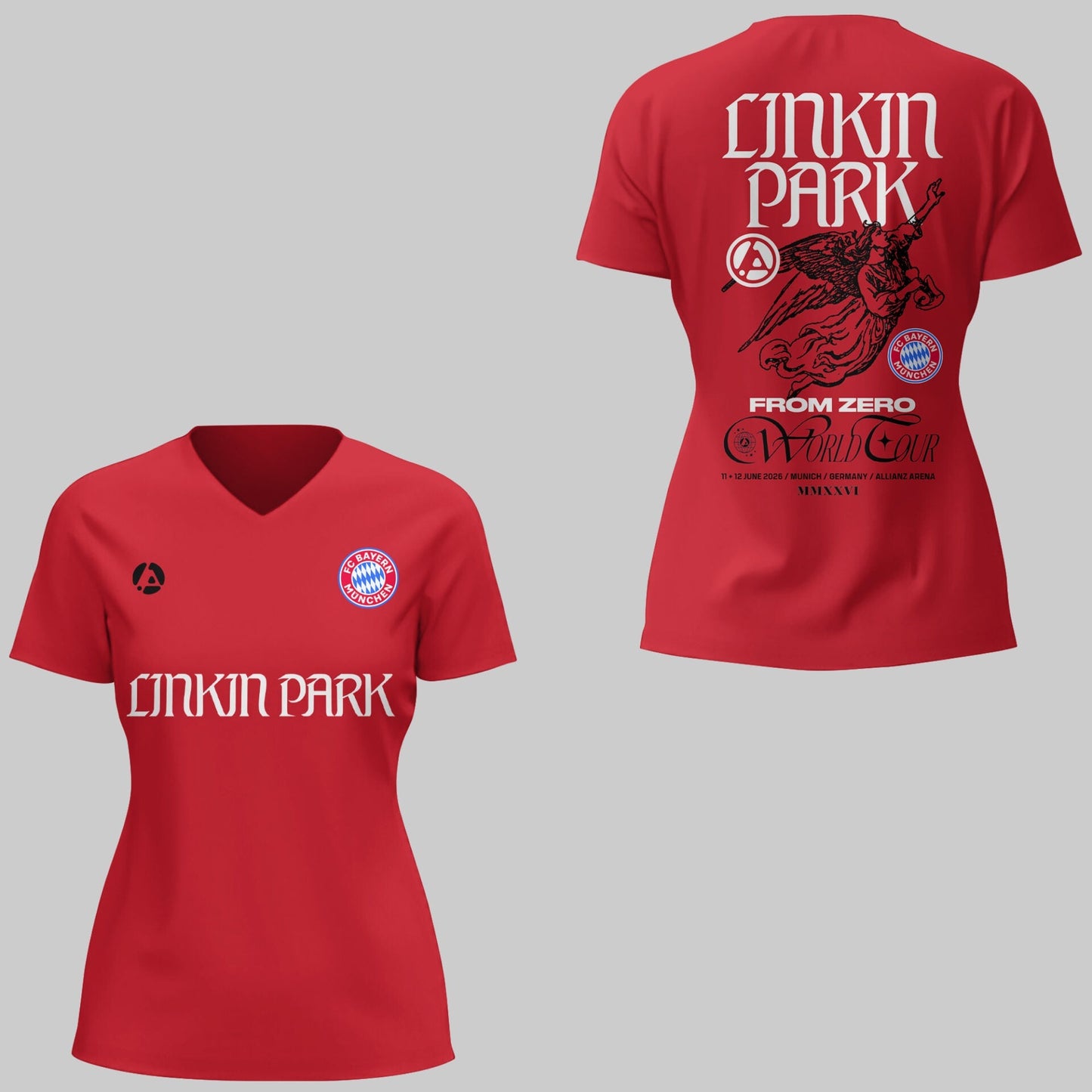 LKP “From Zero World Tour” x FC Bayern V-neck TShirt
