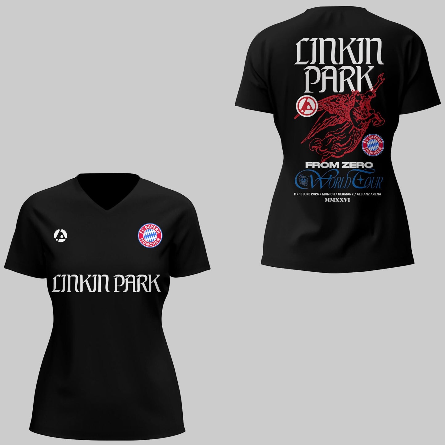 LKP “From Zero World Tour” x FC Bayern V-neck TShirt