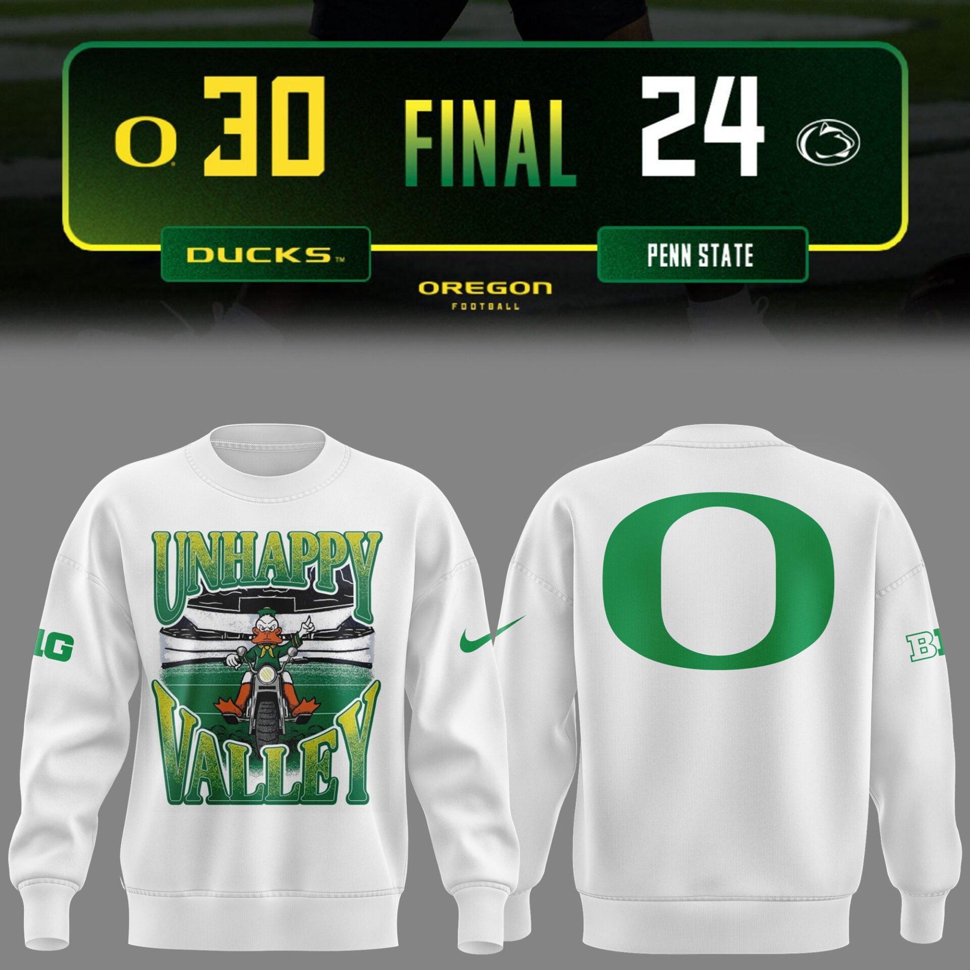 Limited Edition Ducks FB Unhappy Valley Sweatshirt-KC09302521