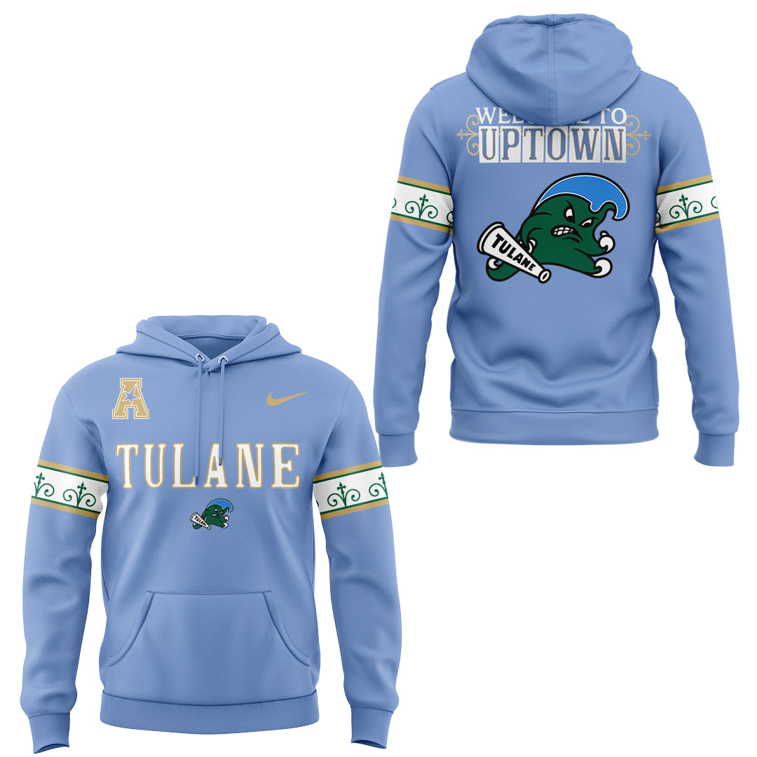 Limited Edition Tulane Football City Edition #UptownFootball Hoodie-KC10222502