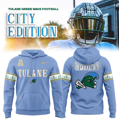 Limited Edition Tulane Football City Edition #UptownFootball Hoodie-KC10222502