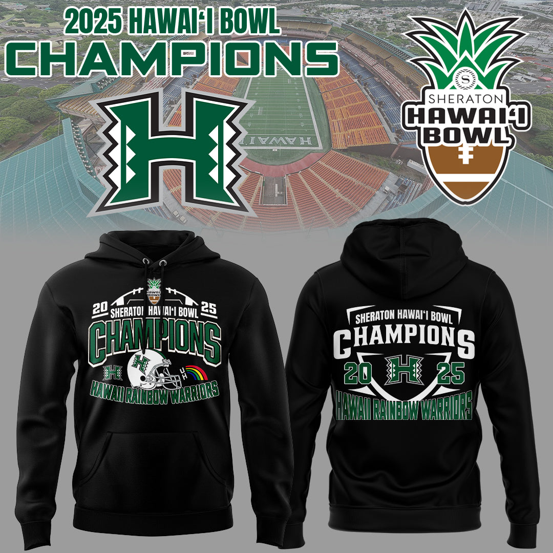 Limited Edition Hawai’i Bowl Champions Hoodie