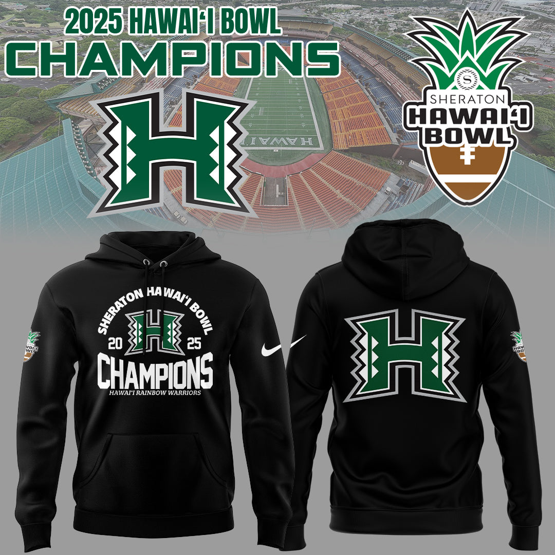 Limited Edition Hawai’i Bowl Champions Hoodie