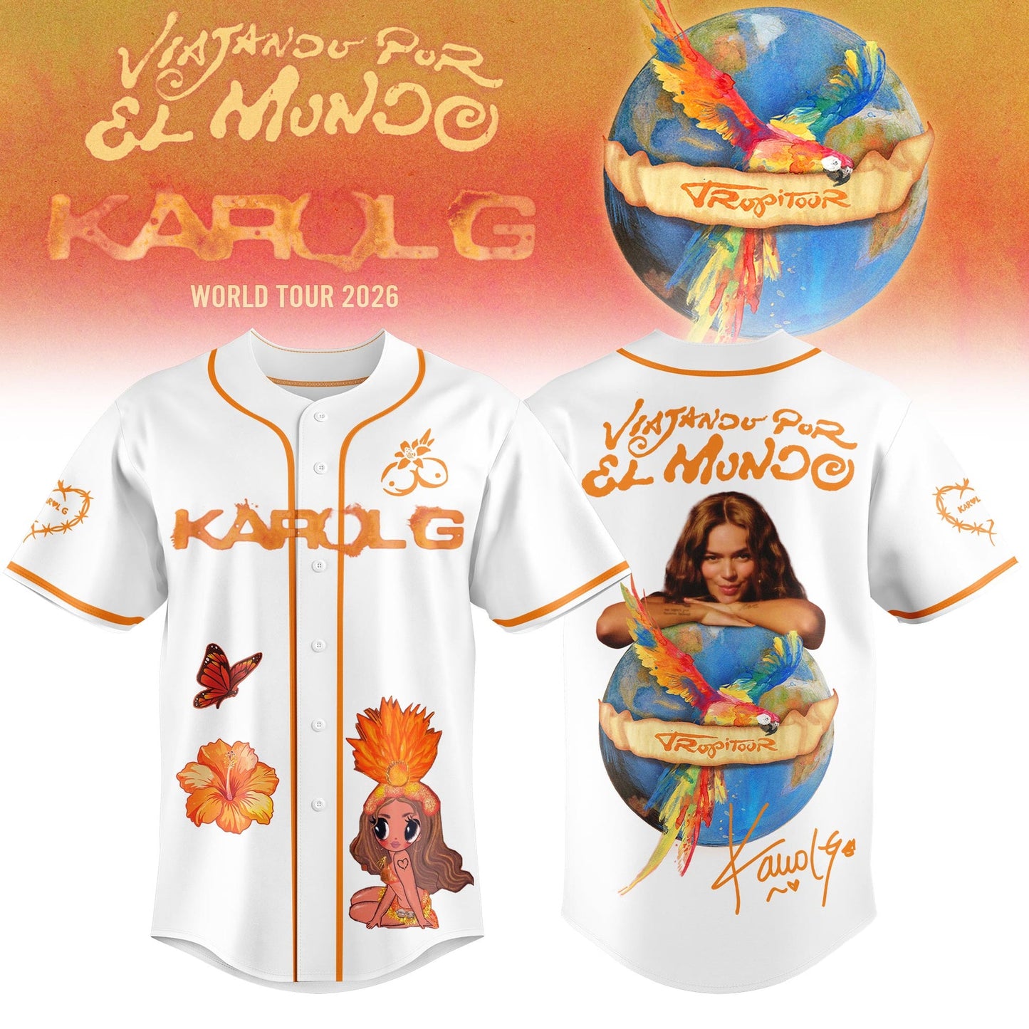 Viajando Por El Mundo Tropitour 2026 Limited Edition Jersey